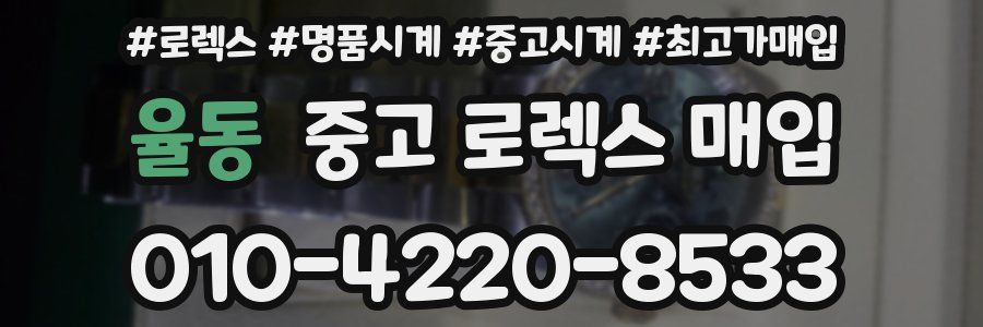 율동 중고 로렉스 매입