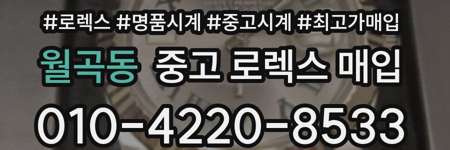 월곡동 중고 로렉스 매입