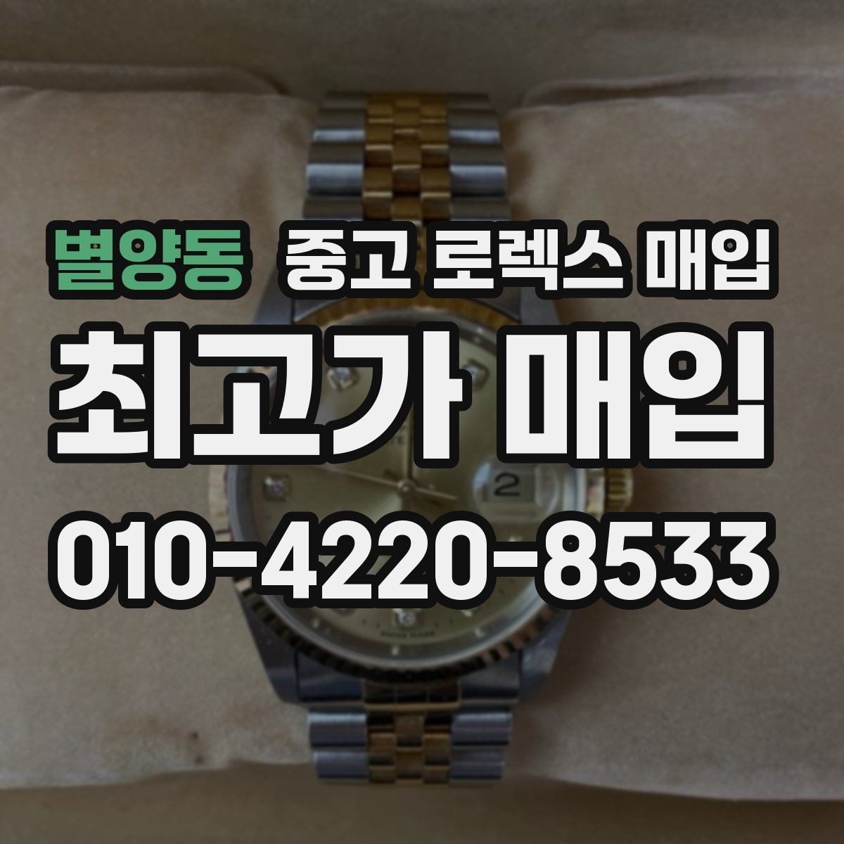 별양동 중고 로렉스 매입 모델명을 모르겠다면 확인할 곳