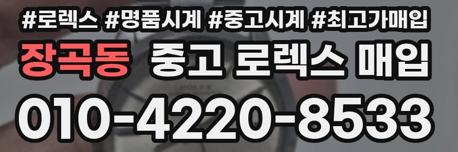 장곡동 중고 로렉스 매입