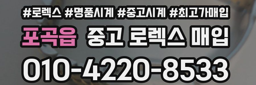 포곡읍 중고 로렉스 매입