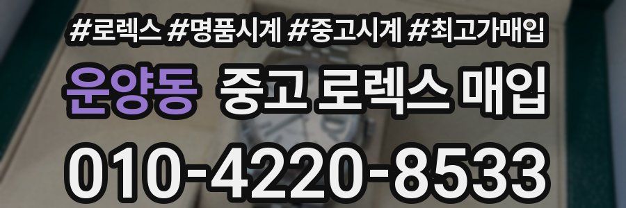 운양동 중고 로렉스 매입