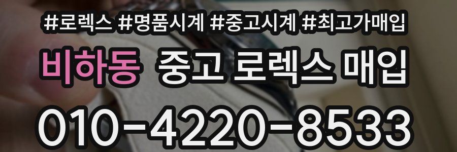 비하동 중고 로렉스 매입
