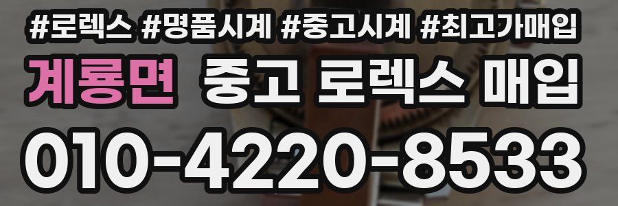 계룡면 중고 로렉스 매입