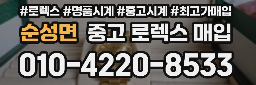순성면 중고 로렉스 매입