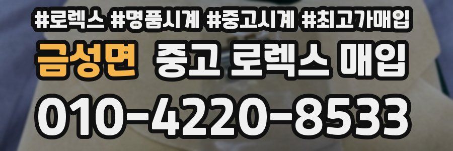 금성면 중고 로렉스 매입