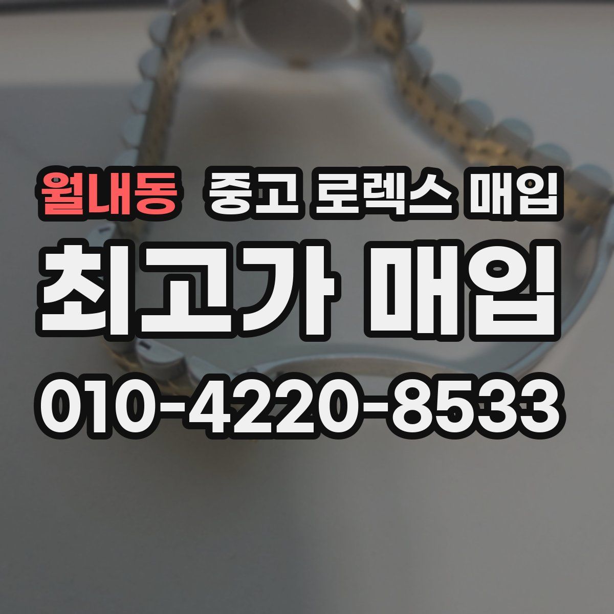 월내동 중고 로렉스 매입