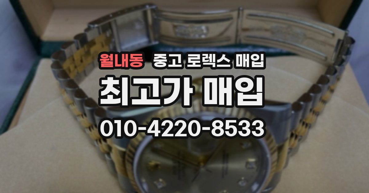 월내동 중고 로렉스 매입