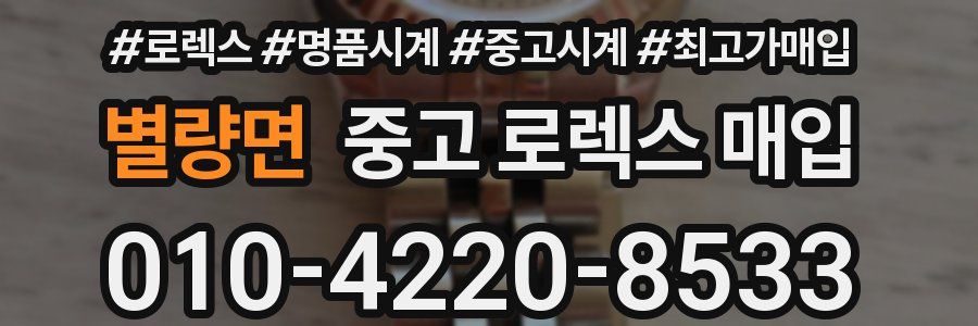 별량면 중고 로렉스 매입