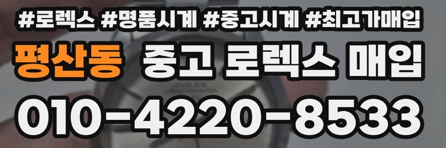 평산동 중고 로렉스 매입