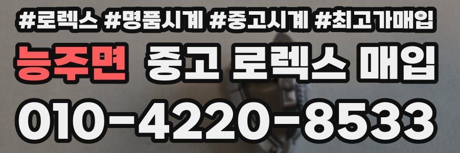 능주면 중고 로렉스 매입