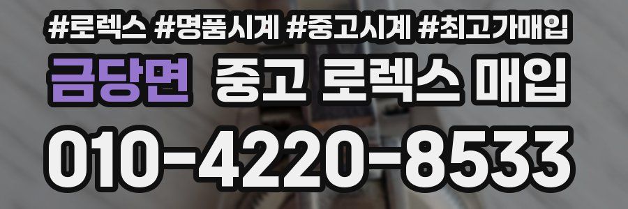 금당면 중고 로렉스 매입
