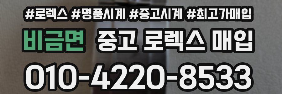 비금면 중고 로렉스 매입