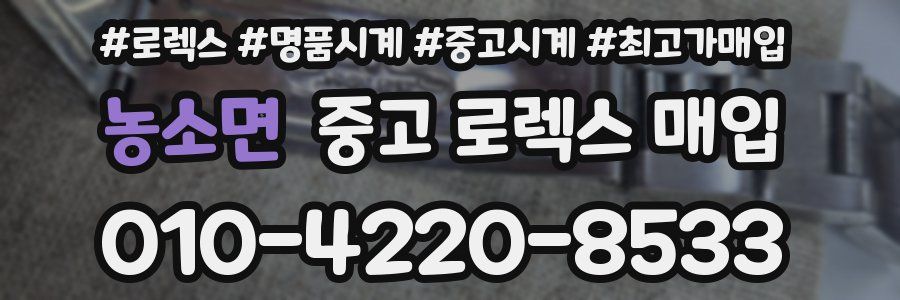 농소면 중고 로렉스 매입
