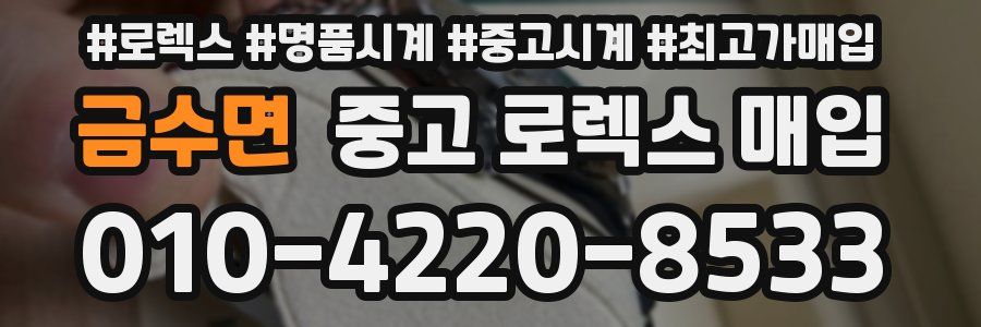 금수면 중고 로렉스 매입