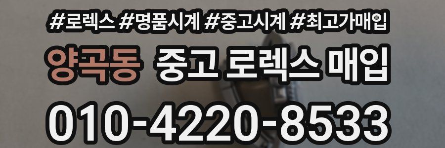 양곡동 중고 로렉스 매입