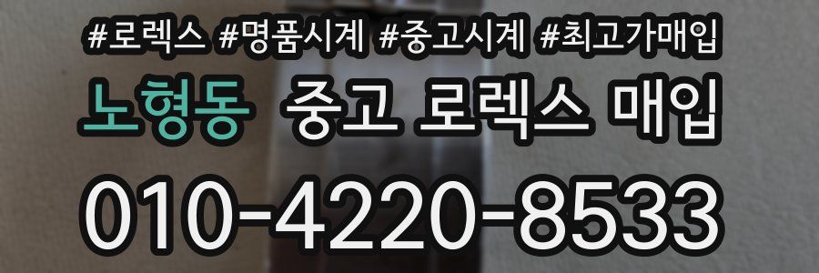 노형동 중고 로렉스 매입