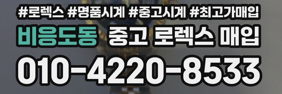 비응도동 중고 로렉스 매입