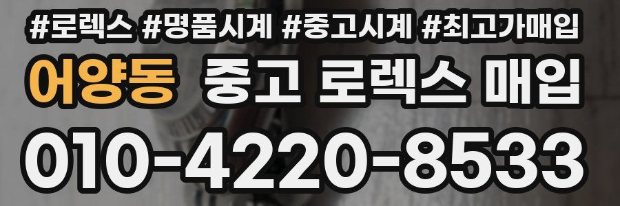 어양동 중고 로렉스 매입