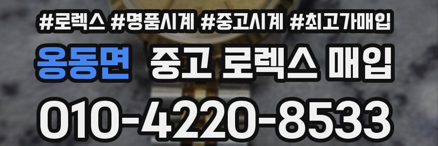 옹동면 중고 로렉스 매입