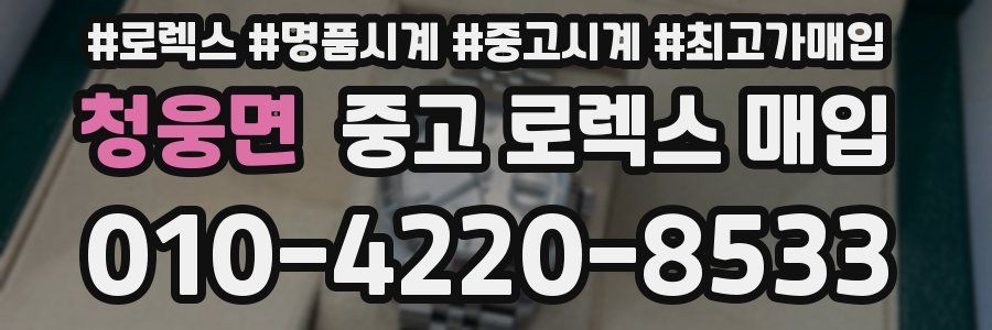 청웅면 중고 로렉스 매입