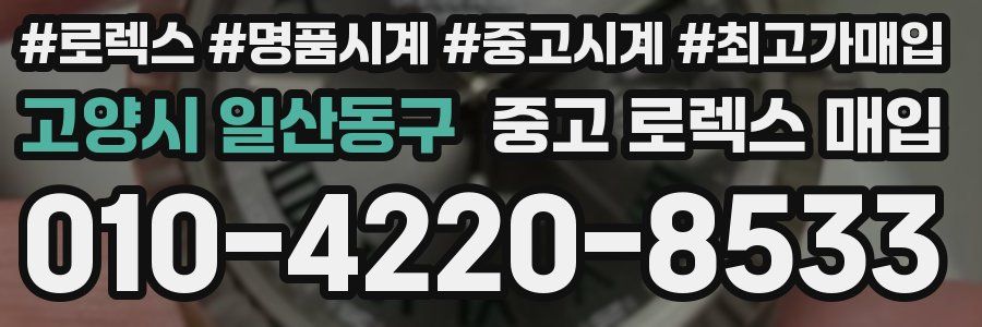 고양시 일산동구 중고 로렉스 매입