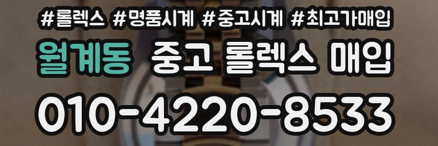 월계동 중고 롤렉스 매입