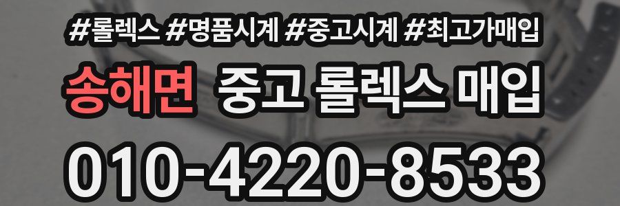 송해면 중고 롤렉스 매입