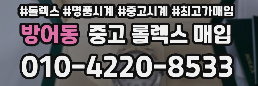 방어동 중고 롤렉스 매입