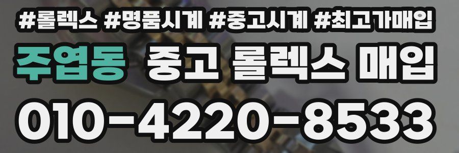 주엽동 중고 롤렉스 매입