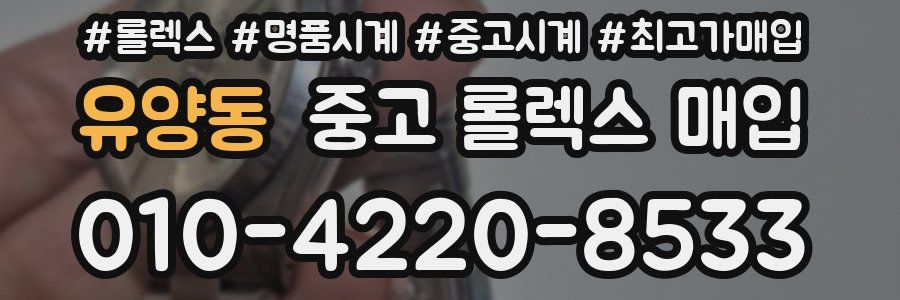 유양동 중고 롤렉스 매입