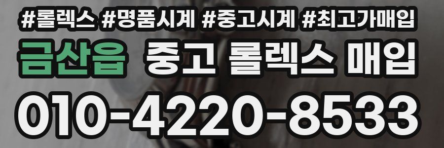 금산읍 중고 롤렉스 매입