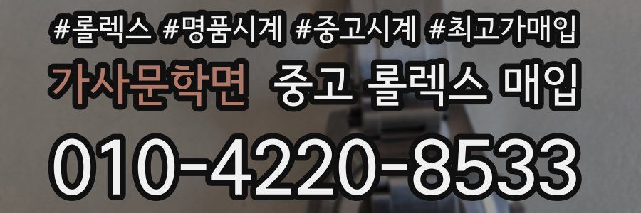 가사문학면 중고 롤렉스 매입