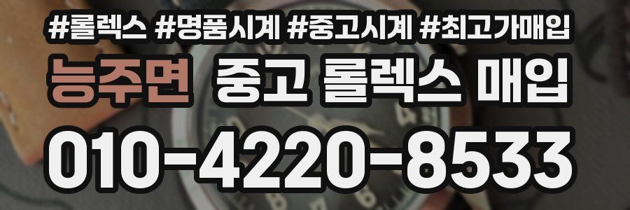 능주면 중고 롤렉스 매입