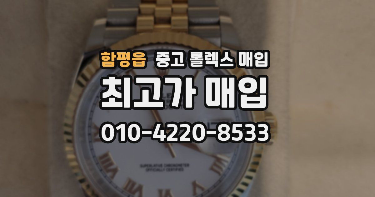 함평읍 중고 롤렉스 매입