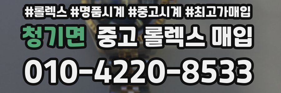 청기면 중고 롤렉스 매입
