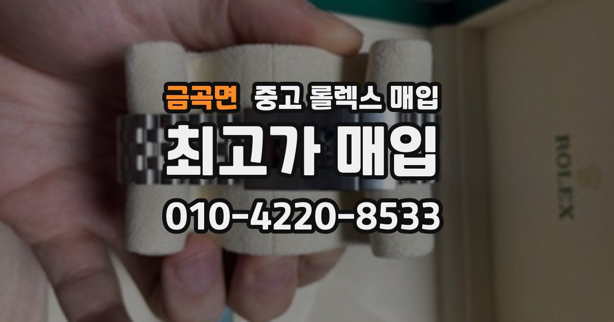 금곡면 중고 롤렉스 매입