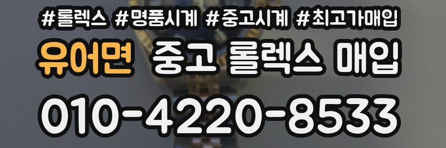 유어면 중고 롤렉스 매입