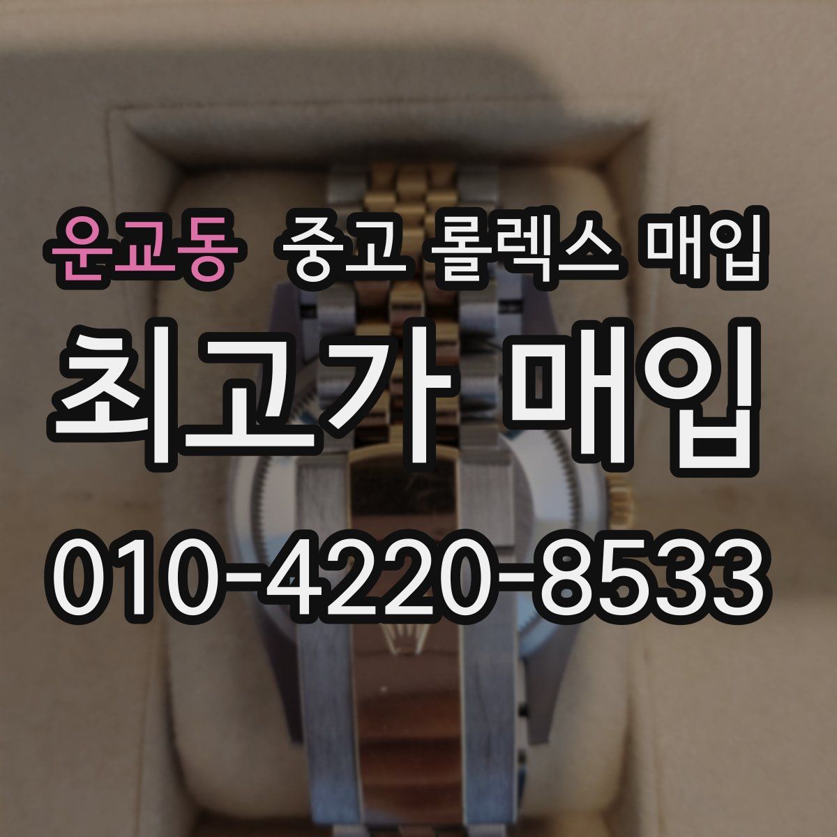 운교동 중고 롤렉스 매입