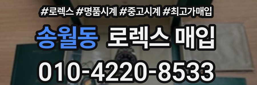 송월동 로렉스 매입