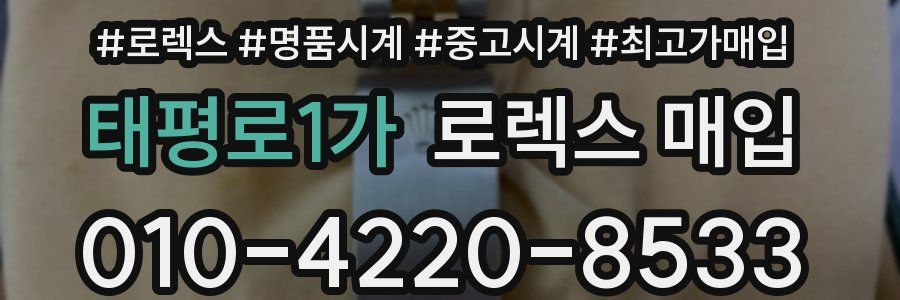태평로1가 로렉스 매입