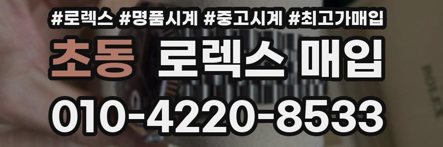초동 로렉스 매입