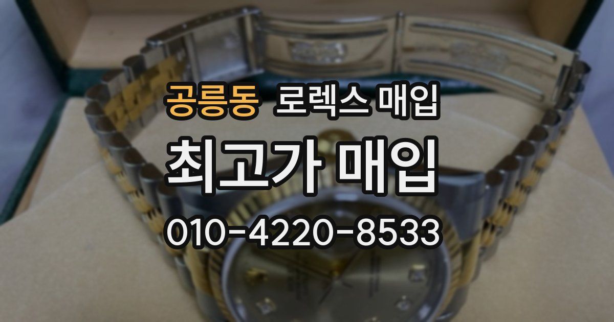 공릉동 로렉스 매입