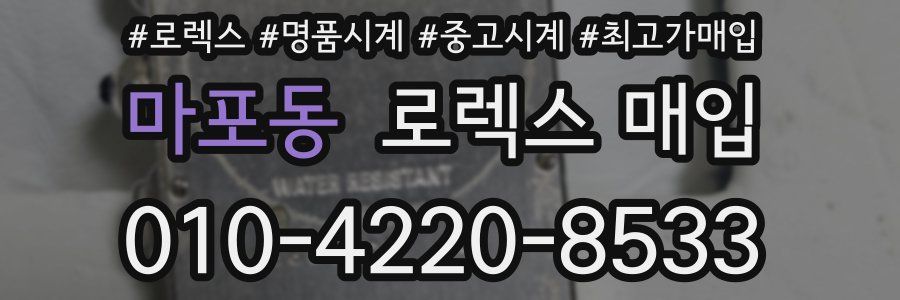 마포동 로렉스 매입
