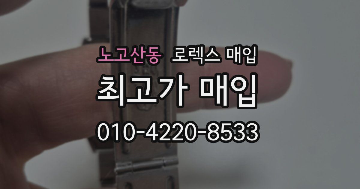노고산동 로렉스 매입