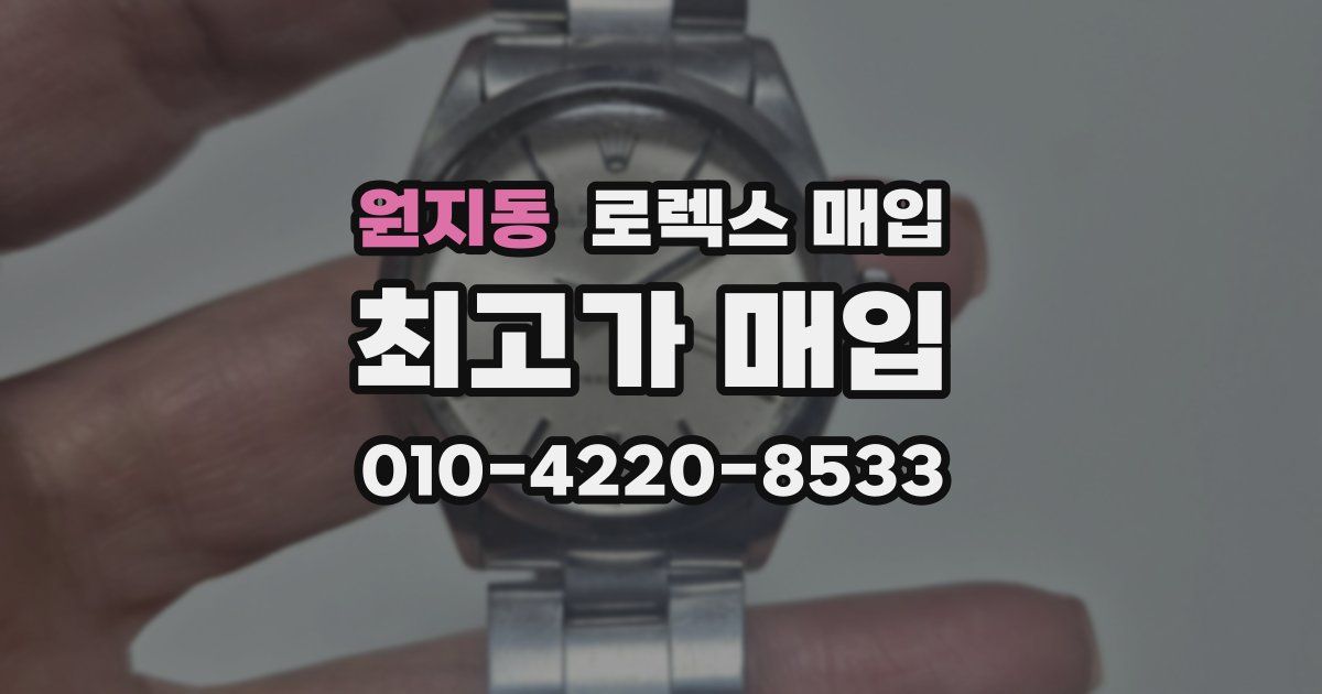 원지동 로렉스 매입