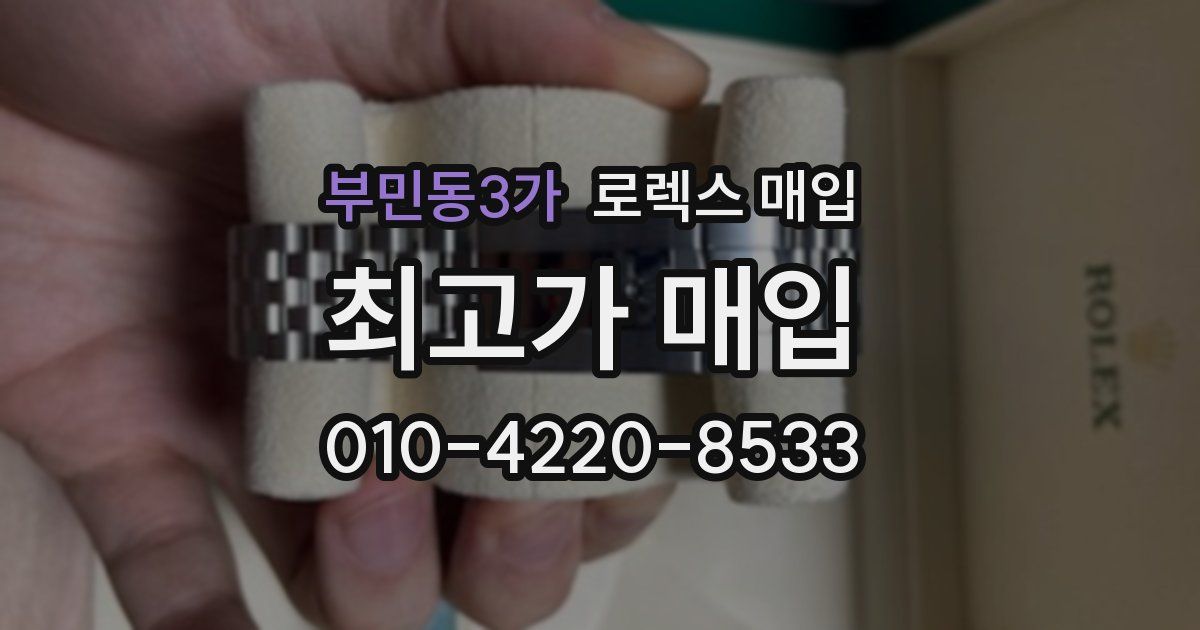 부민동3가 로렉스 매입