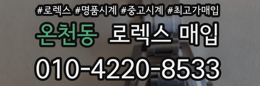 온천동 로렉스 매입