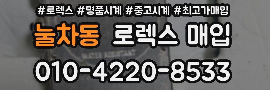 눌차동 로렉스 매입