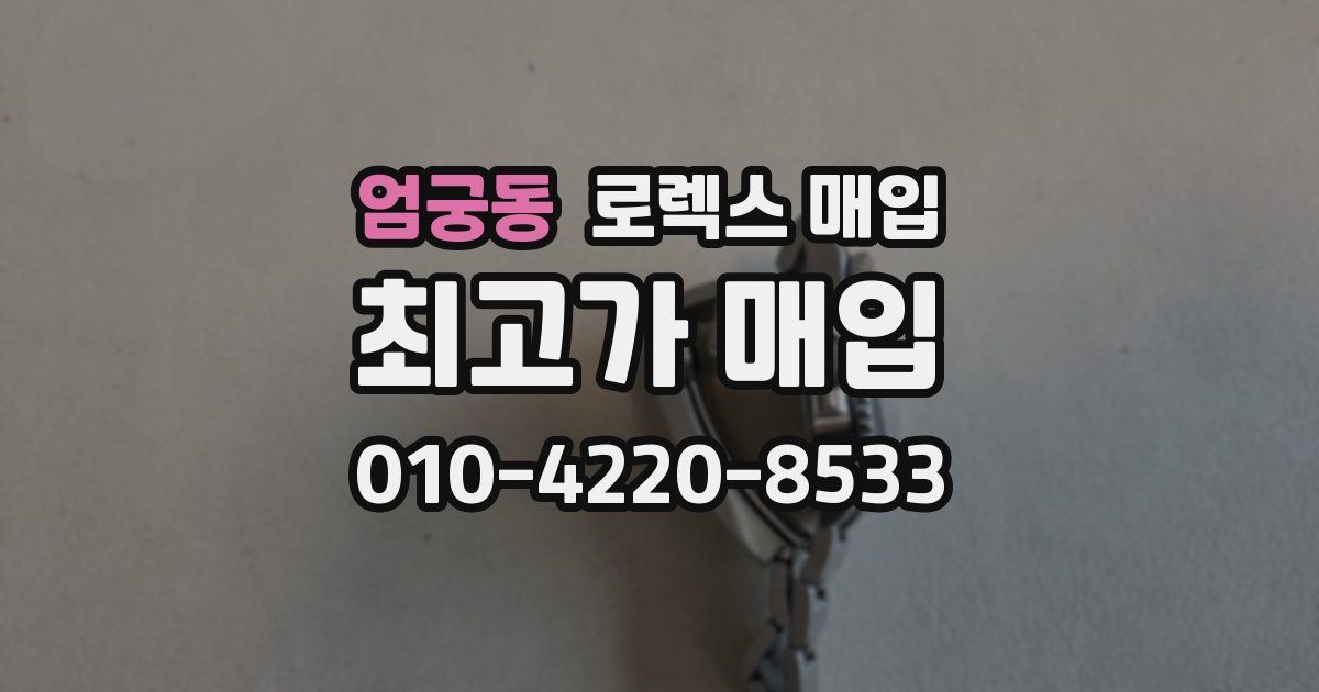 엄궁동 로렉스 매입